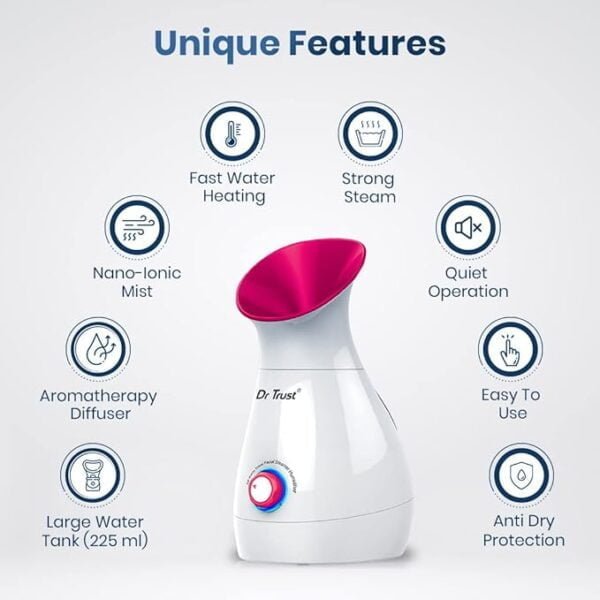 Dr Trust Nano Ionic Facial Steamer & Humidifier 905