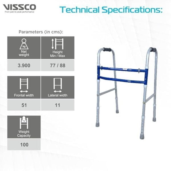 Vissco-9934-Medipedic-Walker-Single-Bar