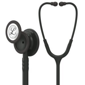 3M Littmann 5803 Classic III Monitoring Stethoscope, Black Edition Chestpiece, Black Tube, 27 inch