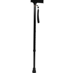Vissco Avanti Walking Stick – Black, T-Shaped Aluminum
