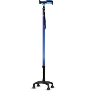 Vissco Avanti Plus Walking Stick – Quadripod, T-Shaped  Aluminum