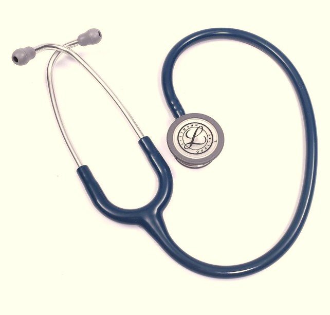 3M Littmann 5623 Classic III Stainless Steel Chestpiece, Caribbean Blue Tube Stethoscope , 27 Inch